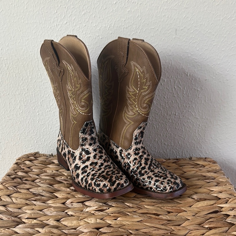 Leopard Print Cowboy Boots